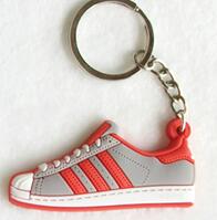 Silicone Jordan Shoes Superstars Keychain Key Chain Sneaker Car Key Holder Woman Men Bag Charm Accessories Key Rings Pendant