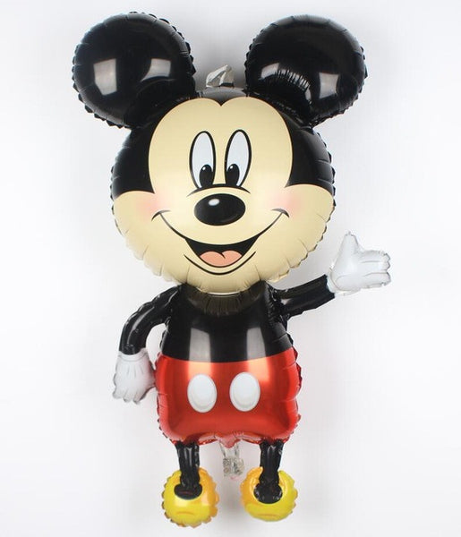 New! 112*64cm Red bowknot Mickey Minnie foil Balloons Classic kids Toys Birthday Wedding Party inflatable air balloons