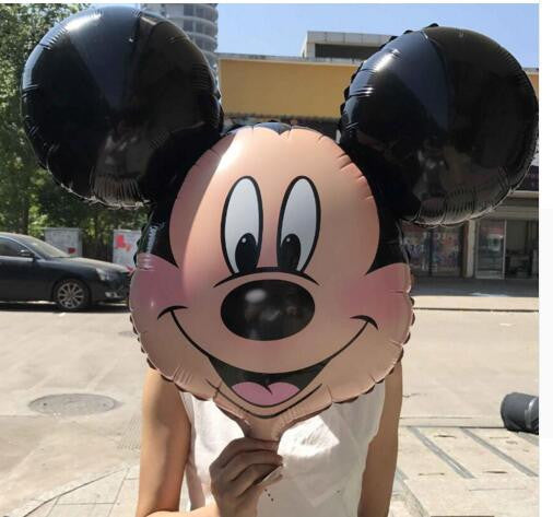 New! 112*64cm Red bowknot Mickey Minnie foil Balloons Classic kids Toys Birthday Wedding Party inflatable air balloons