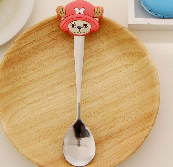 Kawaii 9Designs- Hello Kitty , Chi's Cat Etc. Spoon Kitchen toy set , Baby Kid's Dining Spoon , Stainless Salad Ice Cream Spoon