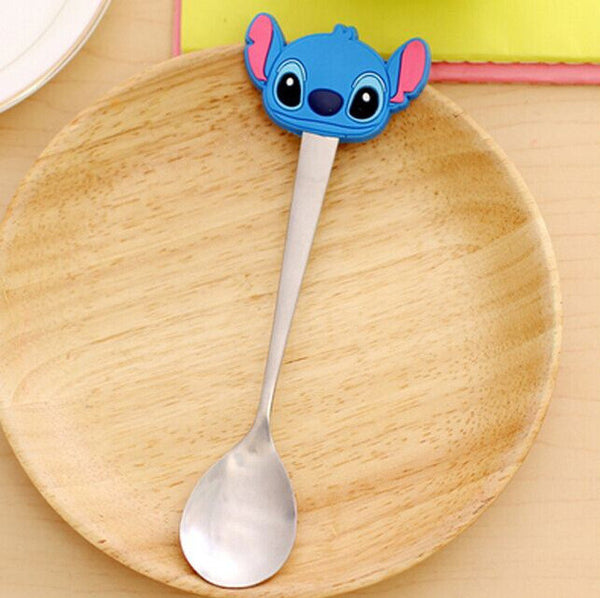 Kawaii 9Designs- Hello Kitty , Chi's Cat Etc. Spoon Kitchen toy set , Baby Kid's Dining Spoon , Stainless Salad Ice Cream Spoon