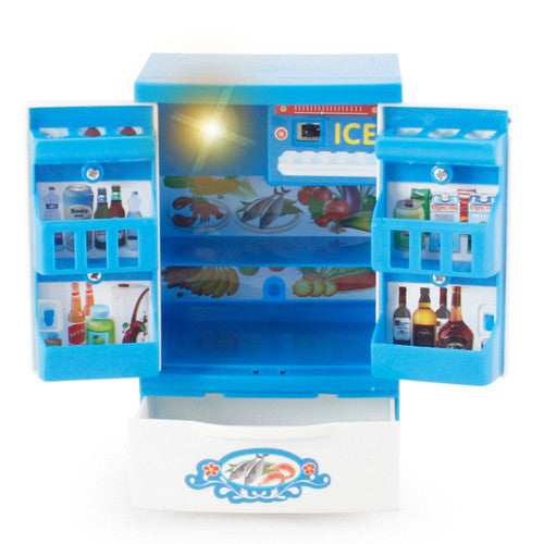Toys For Children Pretend Play Mini Kitchen Set Cooking Toys Electronic Simulation Microwave Ovens Coffee Machine Kids Toys