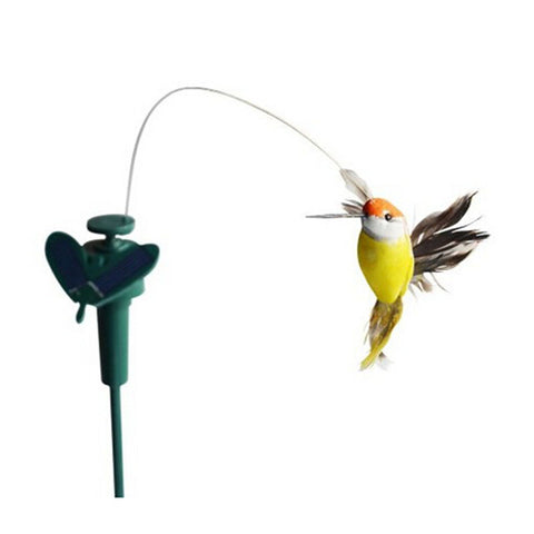 LeadingStar Funny Solar Toys Flying Fluttering Hummingbird Flying Powered Birds Random Color For Garden Decoration Hot selling