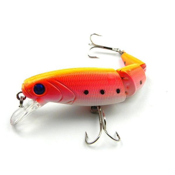 1Pcs 10.5cm 14g Fishing lure iscas artificiais para pesca multi section bend high simulation bait carp fishing tackle WQ51