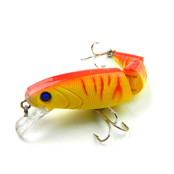 1Pcs 10.5cm 14g Fishing lure iscas artificiais para pesca multi section bend high simulation bait carp fishing tackle WQ51