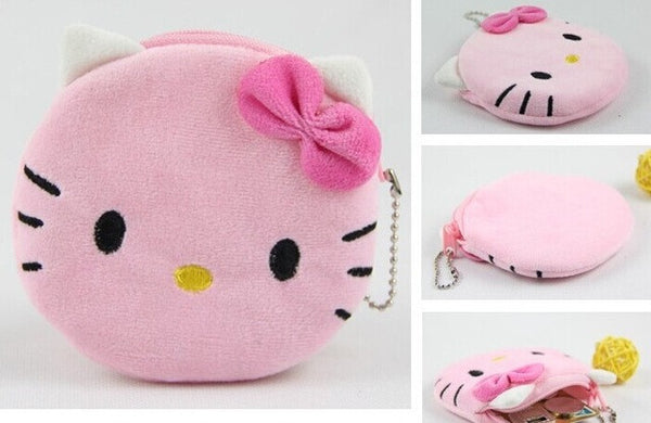 Wholesale Kawaii Cartoon UP 20Models 10CM Coin BAG Purse Wallet ; Plush Cotton HAND BAG ; KEY BAG ;  Pocket BAG Pouch Case