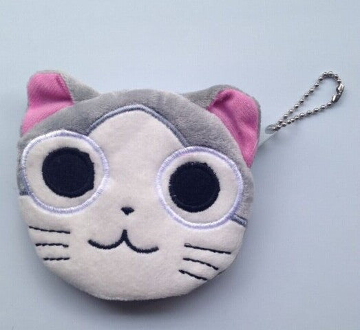 Wholesale Kawaii Cartoon UP 20Models 10CM Coin BAG Purse Wallet ; Plush Cotton HAND BAG ; KEY BAG ;  Pocket BAG Pouch Case