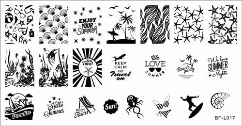 Born Pretty Nail Stamping Plates Lace Flower Animal Pattern Nail Art Stamp Stamping Template Image Plate Stencil Nails Tool