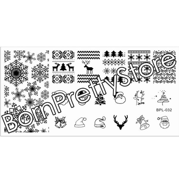 Born Pretty Nail Stamping Plates Lace Flower Animal Pattern Nail Art Stamp Stamping Template Image Plate Stencil Nails Tool