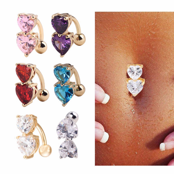 Sexy Women Navel Belly Button Ring Barbell Rhinestone Crystal Ball Piercing Body Jewelry Navel Piercing Rings Drop Shipping