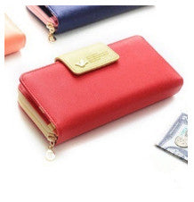 Fashion Clutch Mini Euro Pencil Phone Zipper PU Leather Change For Lady Girl Women Coin Purse Case Wallet Female Bag Pouch Brand