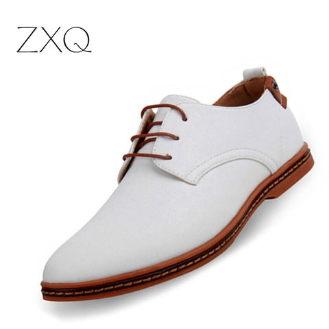 Hot Sale New oxford Casual shoes Men Fashion Men Leather Shoes Spring Autumn Men Flat Patent Leather Men Shoes WGL-K03-1
