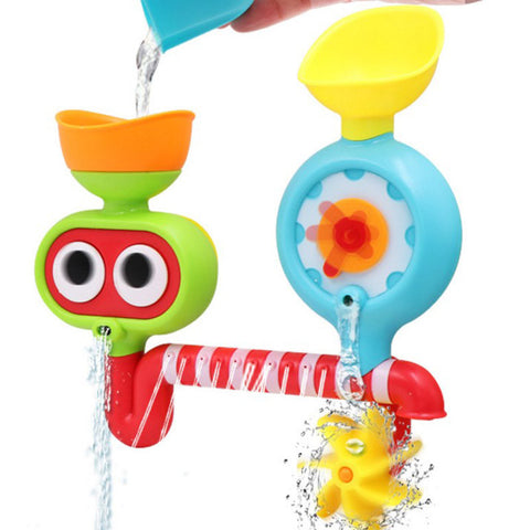 Lovely Portable Bath Tub Toy Water Sprinkler System Children Kids Toy Gift Funny Bathing Toys Waterproof in Tub Baby Bath toys