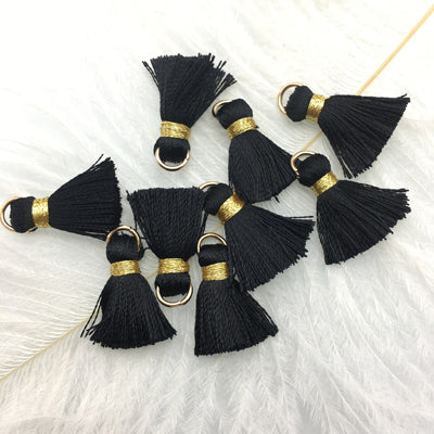 GUFEATHER/Tassel/20MM silk Brush earrings accessories/tassel for Hand made jewelry/jewelry findings/jewelry materials 10pcs/lot