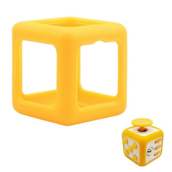 Mini Fidget Cube Toy Vinyl Desk Finger Toys Squeeze Fun Stress Reliever 3.3*3.3cm High Quality Antistress Adult Kid Finger Toy