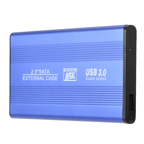USB 3.0 HDD SSD SATA External Aluminum 2.5" Hard Drive Disk Box Enclosure Case up to 1TB 2.5" SATA external case