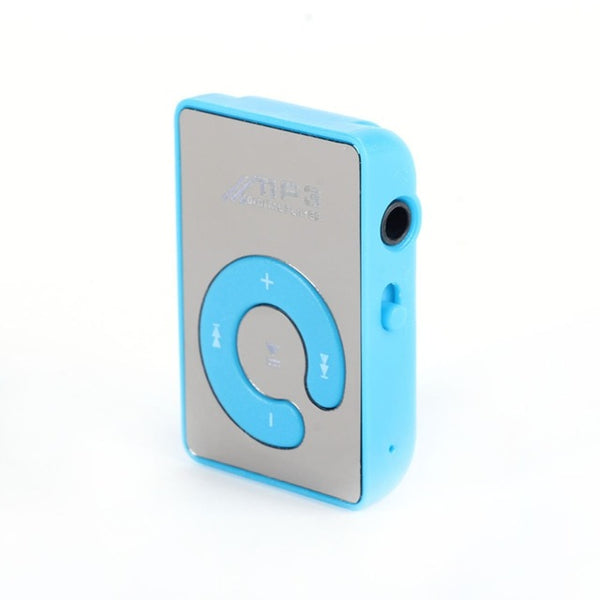 New Mini Mirror Clip USB Digital Mp3 Music Player Support 16GB SD TF Card