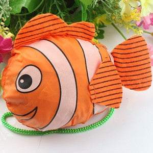 2017 New 10 Colors Tropical Fish Foldable Eco Reusable Shopping Bags 38cm x58cm GB021