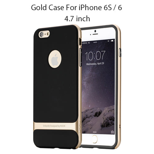 for iphone 6 7 case ROCK Original Royce Hard PC+Soft TPU Silicone Case Luxury Back Cover Phone Cases for iphone 6s 6plus 6s plus