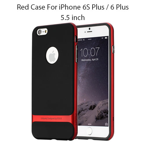 for iphone 6 7 case ROCK Original Royce Hard PC+Soft TPU Silicone Case Luxury Back Cover Phone Cases for iphone 6s 6plus 6s plus