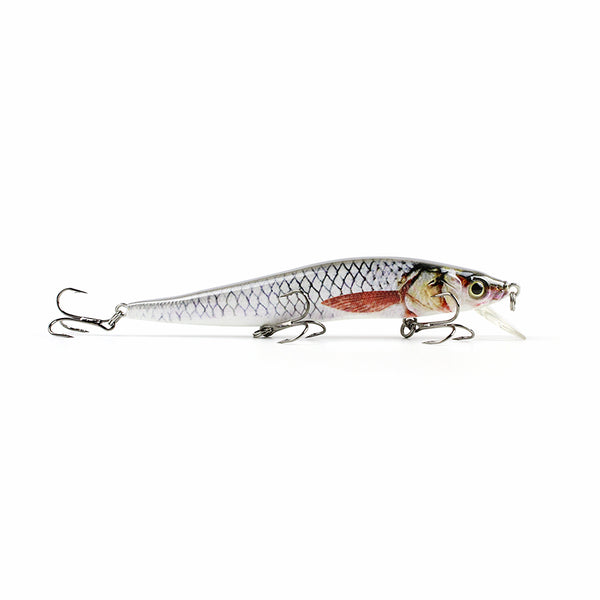 4.7"/14.6g Artificial Minnow Fishing Lure Realistic Paint Fishing Bait Lifelike Hard Crankbait Fish Tackle Wobbler Pesca HML09C