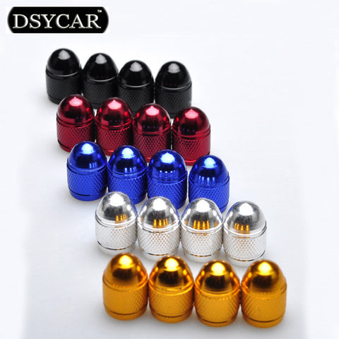 DSYCAR 4Pcs/Lot Bike Motorcycle Car Tires Valve Stem Caps Dustproof Cover for BMW lada Honda Ford Toyota Car Styling Accessories