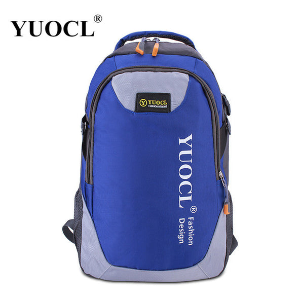 YUOCL fashion casual double-shoulder travel backpack for women school bags for teenagers printing men backpack sac a dos