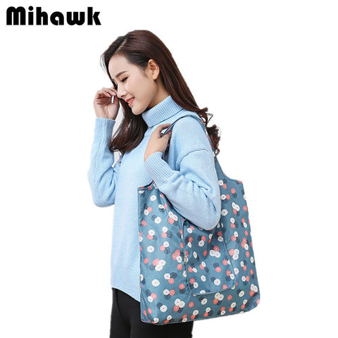 Foldable Waterproof Shopping Bag ECO Durable Grocery  Storage Tote Pouch Supermarket  Wholesale Bulk Lots Accessories Supplies