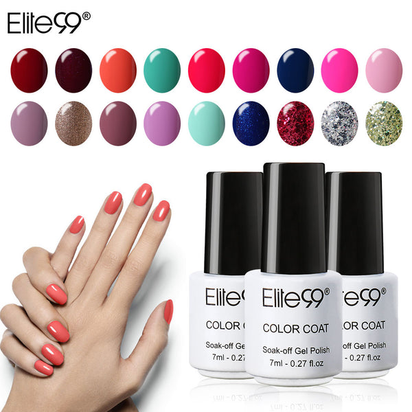 Elite99 7ml UV Nail Polish Long Lasting Beautiful Colors Nail Primer Gel Varnishes Gelpolish Nail Lacquer