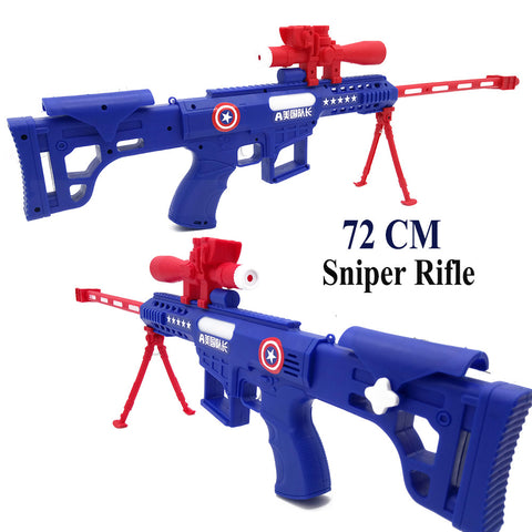 72cm Large Size Glowing Sound Toy Guns Sniper Rifle Cartoon Hero Children's Gifts