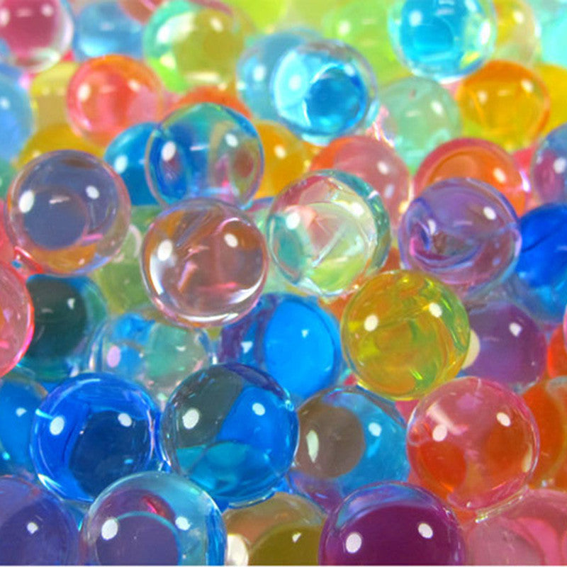 300 pieces/pack 9-11mm Colorful Orbeez Soft Crystal Water Paintball Water Bullet Grow Water Beads Grow Balls Water Gun Toy