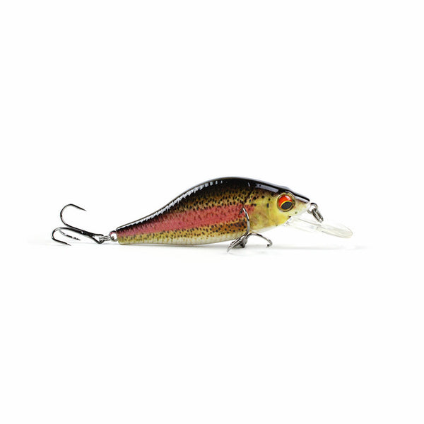 5 Color 3.5"/10.7g Bionic Crankbait 3D Eyes Fishing Lure Unique Body textures Fish Bait 6# Strong Treble Hooks pesca HML11B