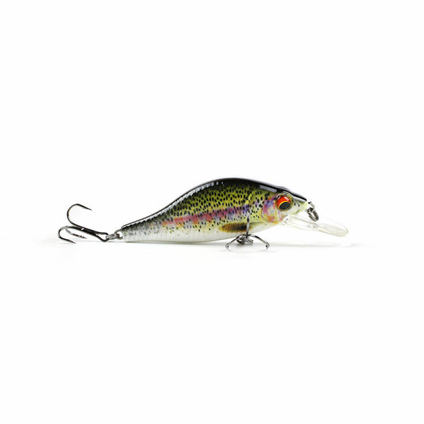 5 Color 3.5"/10.7g Bionic Crankbait 3D Eyes Fishing Lure Unique Body textures Fish Bait 6# Strong Treble Hooks pesca HML11B