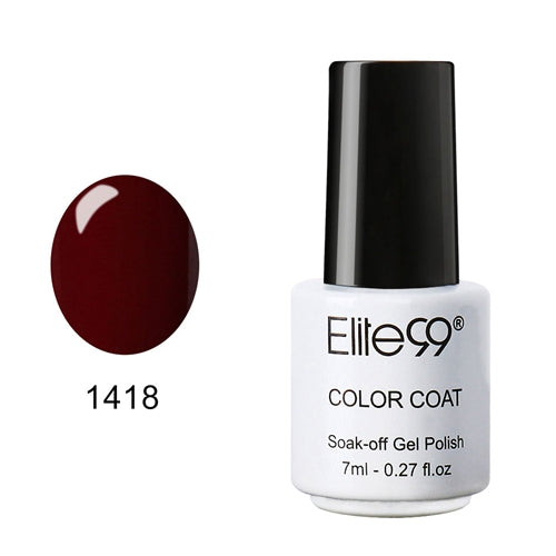 Elite99 7ml Soak Off UV Nail Polish Long Lasting Nail Art Gel Manicure Varnishes Gelpolish Cured With UV LED Lamp Nail Lacquer