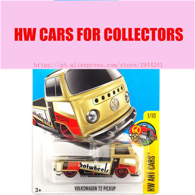 2017 Hot 1:64 Car wheels Volkswagen T2 Pickup Metal Diecast Cars Collection Kids Toys Vehicle For Children Juguetes