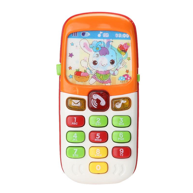 New Electronic Toy Phone Kid Flashing Sounding Mobile Phone Cellphone Telephone Educational Toys Gift