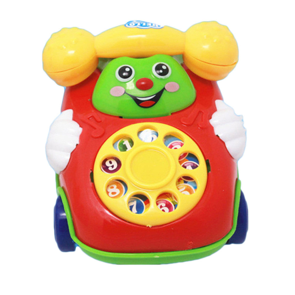 Ideas Pull Small Smile Simulation Telephone Children Play House Gift