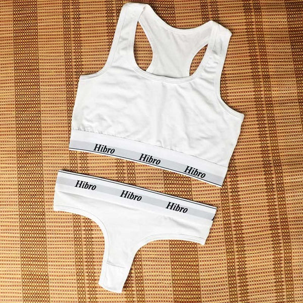 Women's underwear boxers Bra Set cotton comfortable Vest intimates Seamless Sexy Women Thongs Stretch Briefs Bras Sets