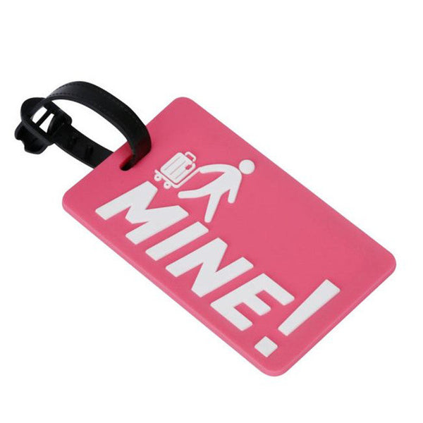 New Suitcase Luggage Tags Identifier Label ID Address Holder Environmental Protection Cover Luggage Tag Travel Accessories