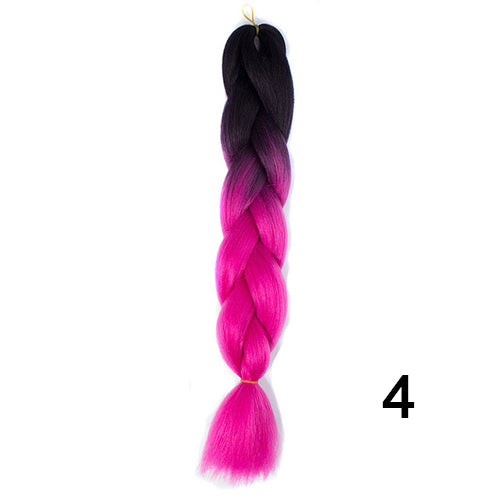 Silky Strands Ombre Kanekalon Jumbo Synthetic Braiding Hair Crochet Blonde Hair Extensions Jumbo Braids Hairstyles