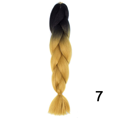 Silky Strands Ombre Kanekalon Jumbo Synthetic Braiding Hair Crochet Blonde Hair Extensions Jumbo Braids Hairstyles