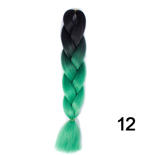 Silky Strands Ombre Kanekalon Jumbo Synthetic Braiding Hair Crochet Blonde Hair Extensions Jumbo Braids Hairstyles