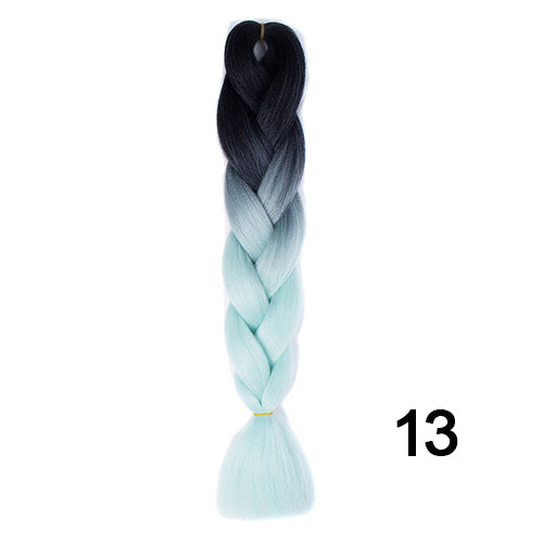 Silky Strands Ombre Kanekalon Jumbo Synthetic Braiding Hair Crochet Blonde Hair Extensions Jumbo Braids Hairstyles