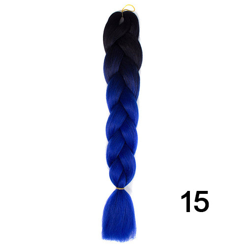 Silky Strands Ombre Kanekalon Jumbo Synthetic Braiding Hair Crochet Blonde Hair Extensions Jumbo Braids Hairstyles