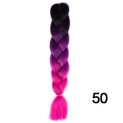 Silky Strands Ombre Kanekalon Jumbo Synthetic Braiding Hair Crochet Blonde Hair Extensions Jumbo Braids Hairstyles