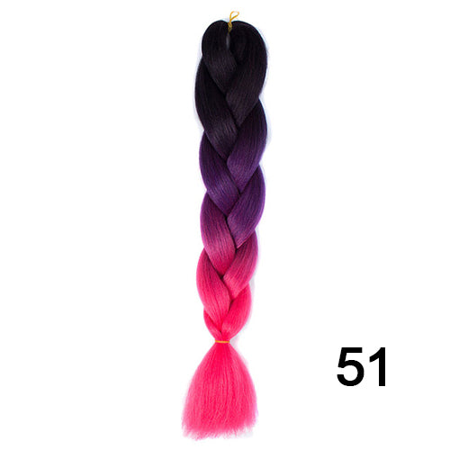 Silky Strands Ombre Kanekalon Jumbo Synthetic Braiding Hair Crochet Blonde Hair Extensions Jumbo Braids Hairstyles