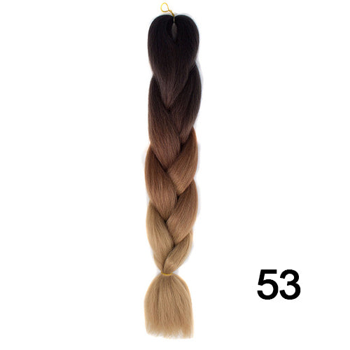 Silky Strands Ombre Kanekalon Jumbo Synthetic Braiding Hair Crochet Blonde Hair Extensions Jumbo Braids Hairstyles