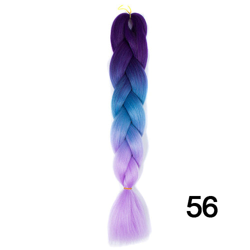 Silky Strands Ombre Kanekalon Jumbo Synthetic Braiding Hair Crochet Blonde Hair Extensions Jumbo Braids Hairstyles