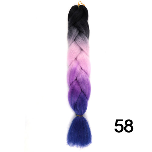 Silky Strands Ombre Kanekalon Jumbo Synthetic Braiding Hair Crochet Blonde Hair Extensions Jumbo Braids Hairstyles