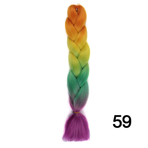 Silky Strands Ombre Kanekalon Jumbo Synthetic Braiding Hair Crochet Blonde Hair Extensions Jumbo Braids Hairstyles